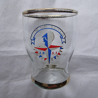 Festival of Britain Souvenir shot glass